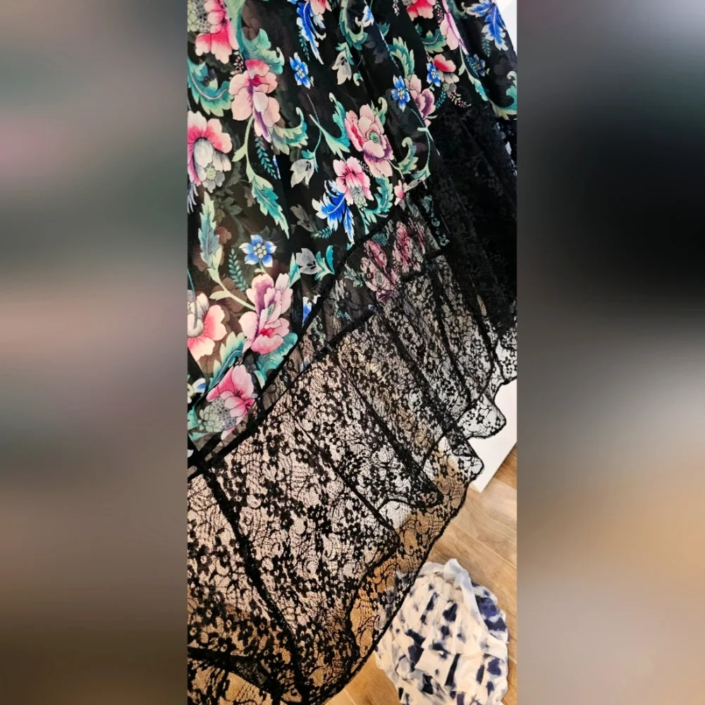 EXPRESS FLORAL lace up Maxi - Picture 4 of 8